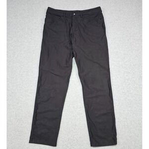 Lululemon ABC Pants Classic Mens 33 Black Slim Fit Stretch Casual Preppy